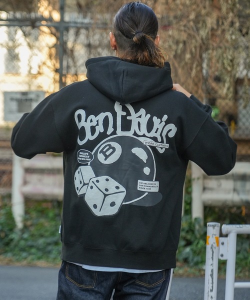ベンデイビス ジップアップパーカー BEN DAVIS(ベンデイビス)】WALL TAGGING ZIP HOODIE / フーディ