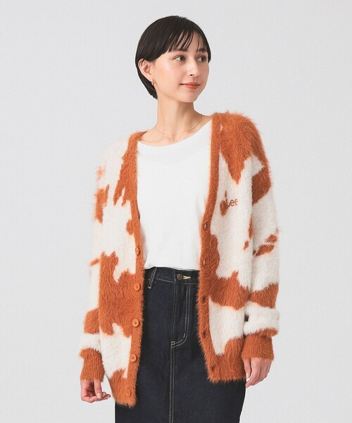カーディガン Lee / ANIMAL KNIT CARDIGAN レディース