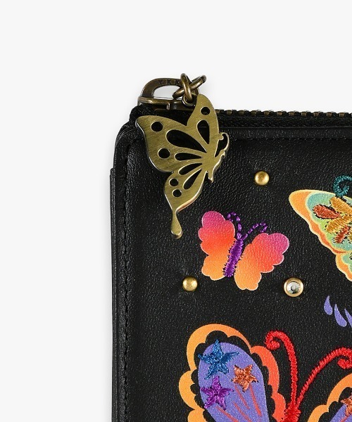 ANNA SUI 財布 ブルーム Lファスナー長財布「展開店舗限定カラー