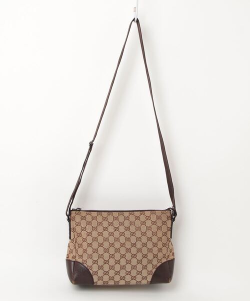 極美品　GUCCI メッセンジャーバッグ GG キャンバスA4可 ブラウン 楽天市場】gucci ggキャンバス メッセンジャー ショルダー