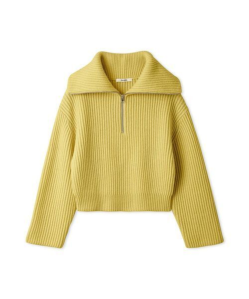 SNIDEL（スナイデル） ニット セーター ウールハーフジップニットプル