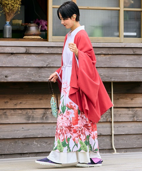 カヤ ワンピース 「倭物やカヤ」花々羽織付きワンピース : ZOZOTOWN