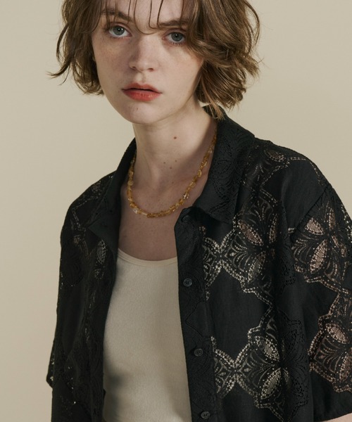 「Unitage」 半袖シャツ FREE ホワイト レディース_画像3