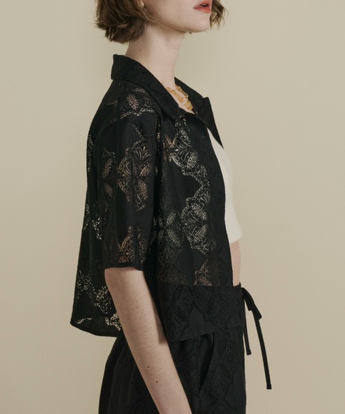 「Unitage」 半袖シャツ FREE ホワイト レディース_画像5