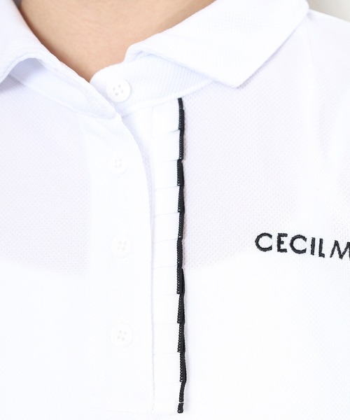 CECIL McBEE（セシルマクビー） ポロシャツ ポロ FRILL POLO フリル