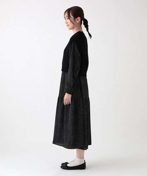 19ss 新品未使用 moreplus モアプラス ニットベストワンピース Afternoon Tea（アフタヌーンティー） ワンピース ニットベスト