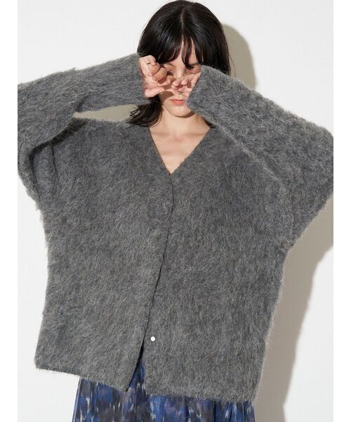 ELENDEEK（エレンディーク） カーディガン アルパカシャギーニット