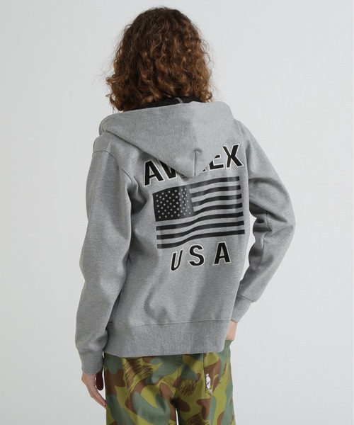 パーカー 「WEB＆DEPOT限定」BONDING ZIP UP PARKA レディース メンズ | AVIREX | 03