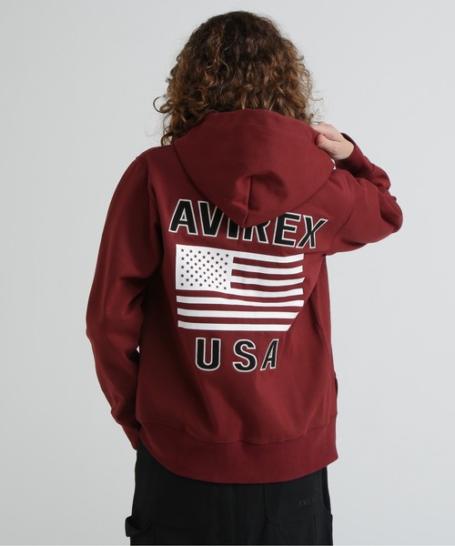 パーカー 「WEB＆DEPOT限定」BONDING ZIP UP PARKA レディース メンズ | AVIREX