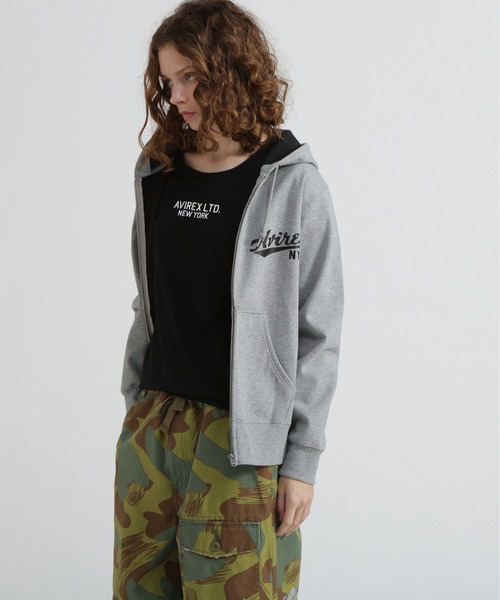 パーカー 「WEB＆DEPOT限定」BONDING ZIP UP PARKA レディース メンズ | AVIREX | 16