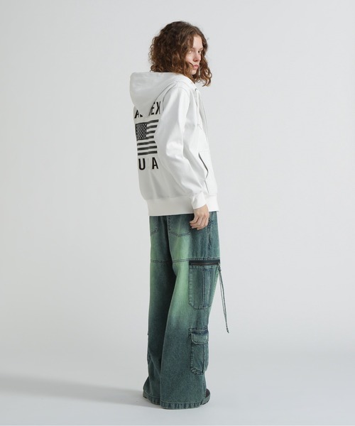 パーカー 「WEB＆DEPOT限定」BONDING ZIP UP PARKA レディース メンズ | AVIREX | 22
