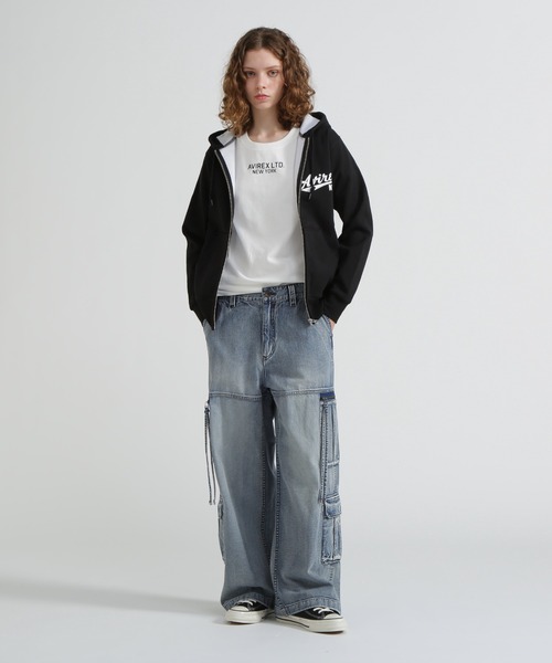 パーカー 「WEB＆DEPOT限定」BONDING ZIP UP PARKA レディース メンズ | AVIREX | 07
