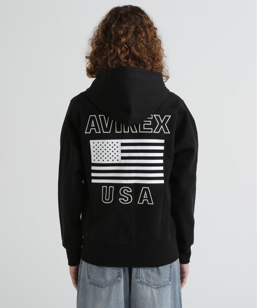 パーカー 「WEB＆DEPOT限定」BONDING ZIP UP PARKA レディース メンズ | AVIREX | 09