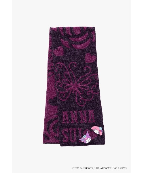 ANNA SUI（アナスイ） マフラー ストール マイメロディ＆クロミ 刺繍