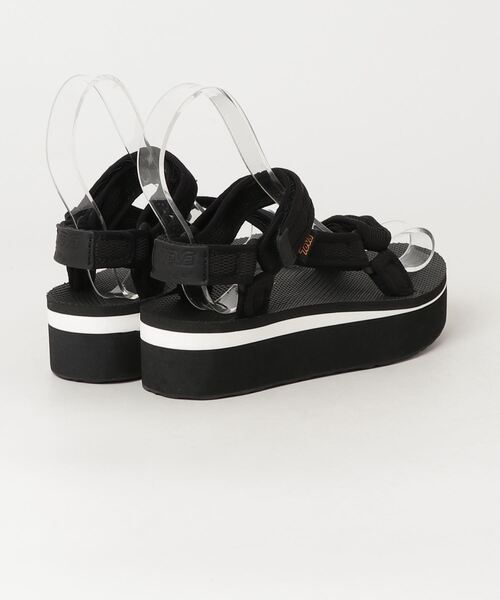 「Teva」 フラットサンダル 5 ブラック レディース_画像2