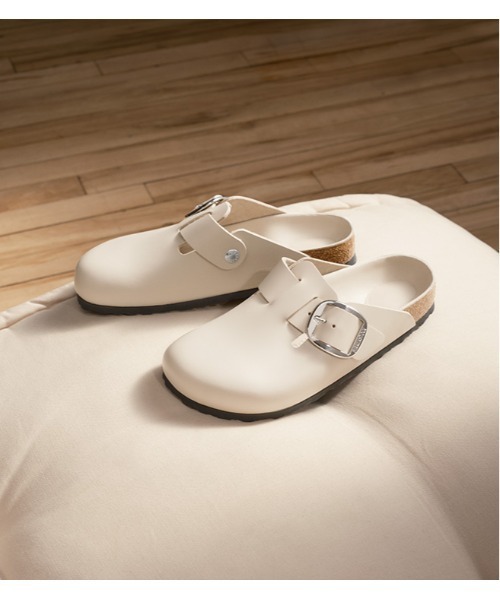 美品　ビルケンシュトック　ケイ　23.0センチ　ホワイト BIRKENSTOCK（ビルケンシュトック） スニーカー 「」Boston BB LENA