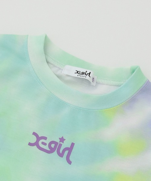 「X-girl Stages」 「KIDS」半袖ワンピース 140cm ライトピンク キッズ_画像5