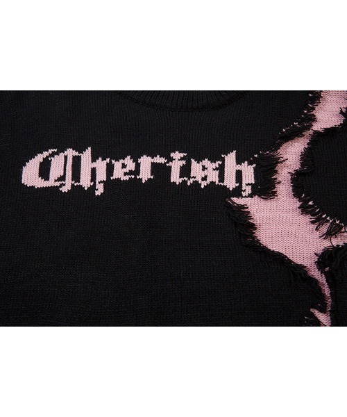 Ressaca（レサーカ） ニット セーター オーバーサイズダメージ加工