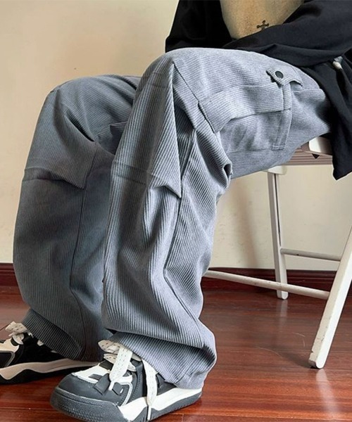 Sally Lunn パンツ コーデュロイストレートパンツ メンズ : ZOZOTOWN