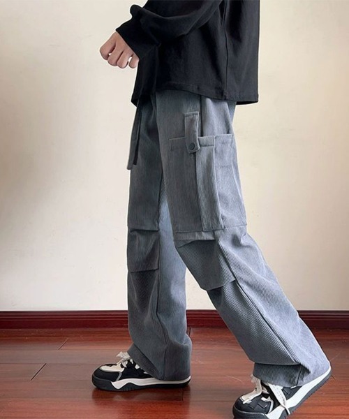 Sally Lunn パンツ コーデュロイストレートパンツ メンズ : ZOZOTOWN