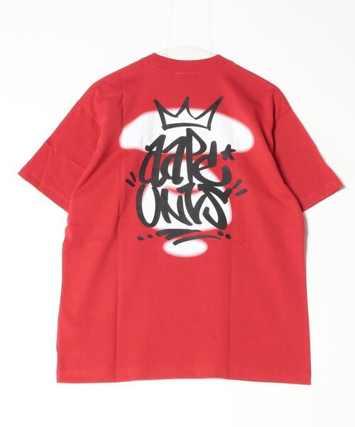 「AAPE BY A BATHING APE」 半袖Tシャツ X-LARGE レッド メンズ_画像4