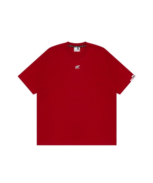 「AAPE BY A BATHING APE」 半袖Tシャツ X-LARGE レッド メンズ_画像8