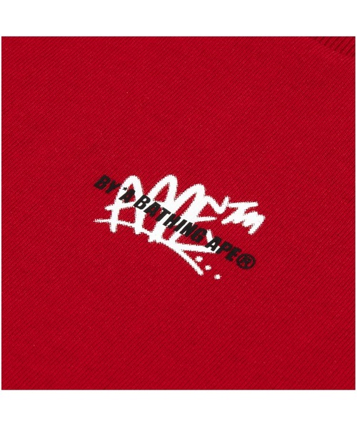 「AAPE BY A BATHING APE」 半袖Tシャツ X-LARGE レッド メンズ_画像9