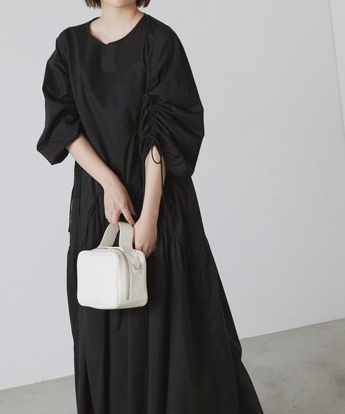 「forksy.」 長袖ワンピース FREE ブラック レディース_画像3