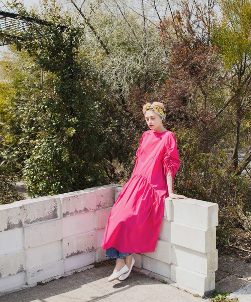 「forksy.」 長袖ワンピース FREE ブラック レディース_画像5