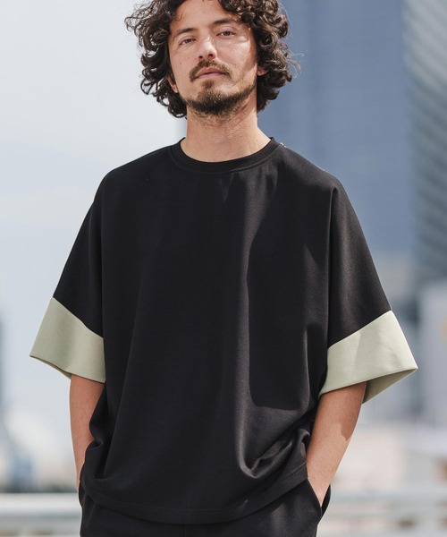 「CAMBIO」 半袖Tシャツ M ブルー系その他 メンズ_画像6