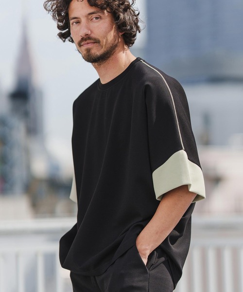 「CAMBIO」 半袖Tシャツ M ブルー系その他 メンズ_画像7