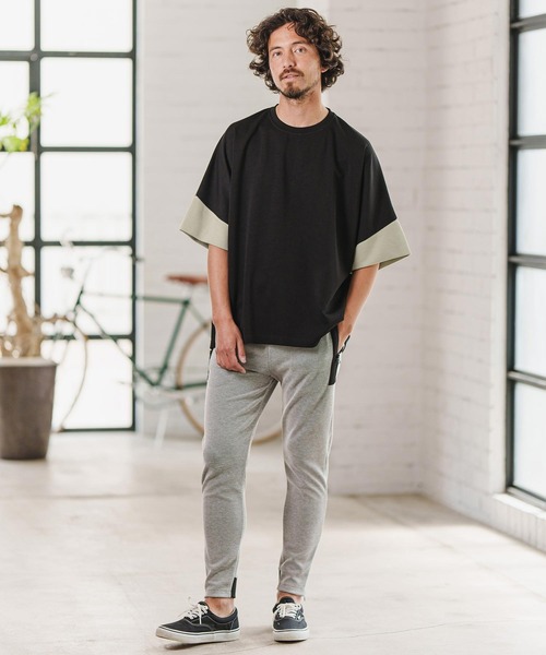 「CAMBIO」 半袖Tシャツ M ブルー系その他 メンズ_画像8