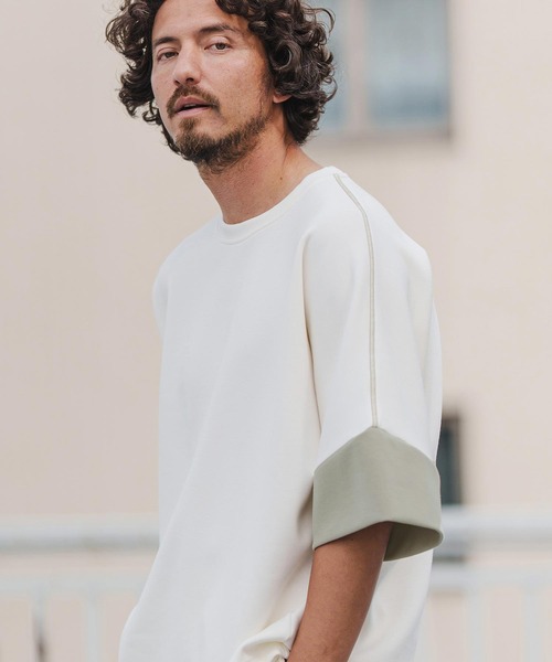 「CAMBIO」 半袖Tシャツ M ブルー系その他 メンズ_画像9