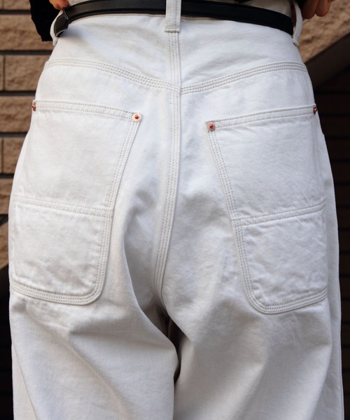 THEshinzoneシンゾーン デニム ホワイト 新品未使用36 THE SHINZONE（ザ シンゾーン） デニムパンツ 36 ホワイト レディース