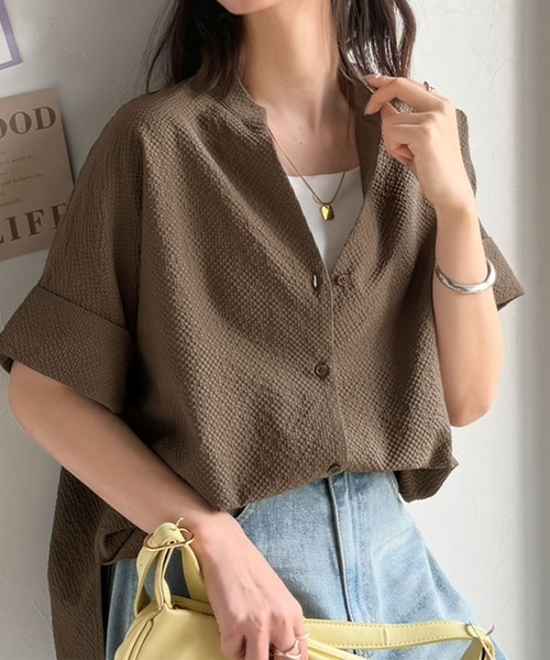 classicalelf（クラシカルエルフ） ブラウス シャツ 品のある抜け感で 