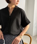 ブラウス シャツ 夏 半袖 品のある抜け感で、...の詳細画像4