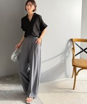 ブラウス シャツ 夏 半袖 品のある抜け感で、...の詳細画像5