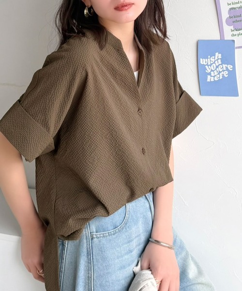 classicalelf（クラシカルエルフ） ブラウス シャツ 夏 半袖 品のある