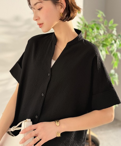 classicalelf（クラシカルエルフ） ブラウス シャツ 夏 半袖 品のある