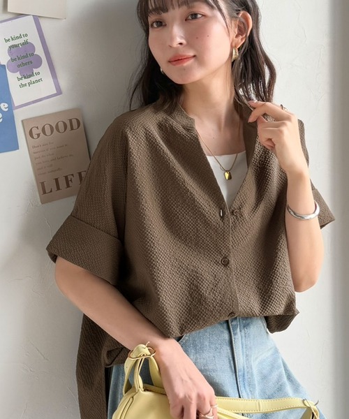 classicalelf（クラシカルエルフ） ブラウス シャツ 品のある抜け感で 