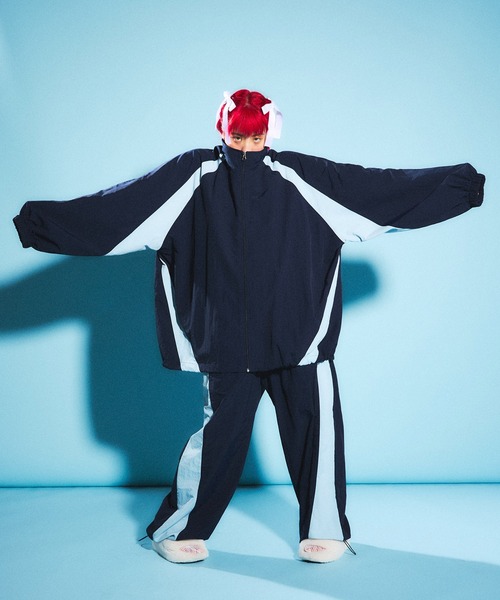 「PUNYUS」 ナイロンブルゾン 4 ピンク レディース_画像2