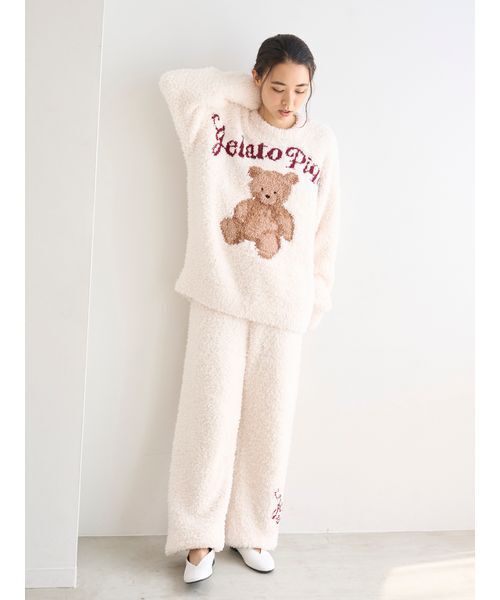 ジェラートピケパジャマ上下セット HOLIDAY gelato pique（ジェラートピケ） パジャマ ルームウェア 「ONLINE限定