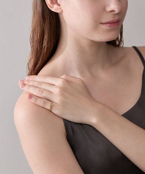 「NOJESS」 リング #3 ゴールド レディース_画像5