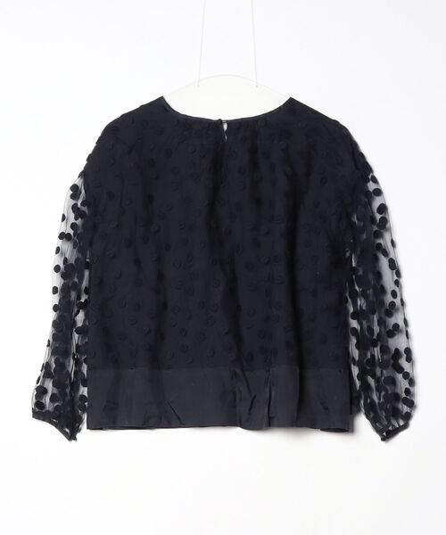 「nesessaire」 長袖ブラウス FREE ネイビー レディース_画像2