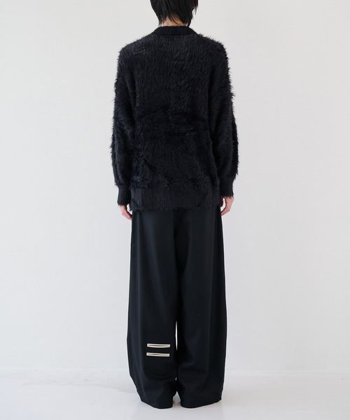 SHAREEF（シャリーフ） シャツ 「SHAREEF」シャギーニットシャツ