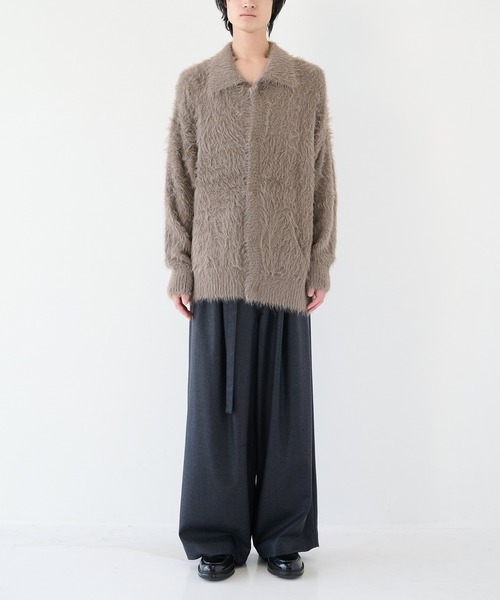 SHAREEF（シャリーフ） シャツ 「SHAREEF」シャギーニットシャツ