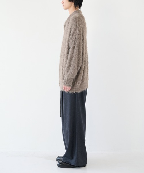 SHAREEF（シャリーフ） シャツ 「SHAREEF」シャギーニットシャツ