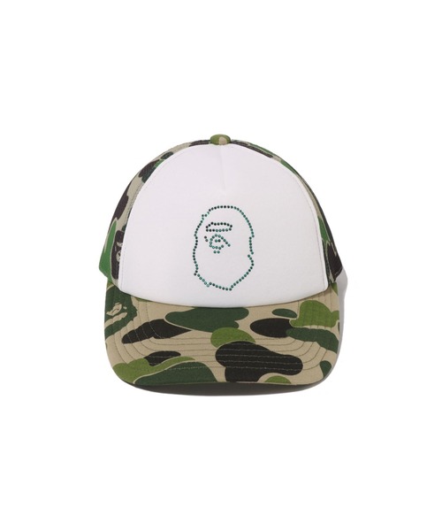A BATHING APE（アベイシングエイプ） キャップ 帽子 ABC CAMO CRYSTAL