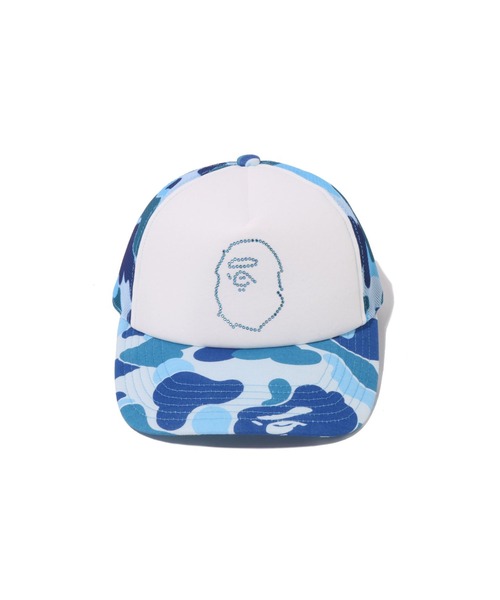 A BATHING APE（アベイシングエイプ） キャップ 帽子 ABC CAMO CRYSTAL