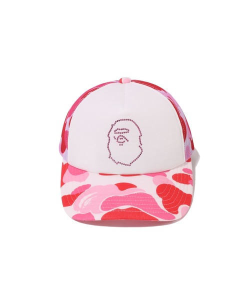 A BATHING APE（アベイシングエイプ） キャップ 帽子 ABC CAMO CRYSTAL